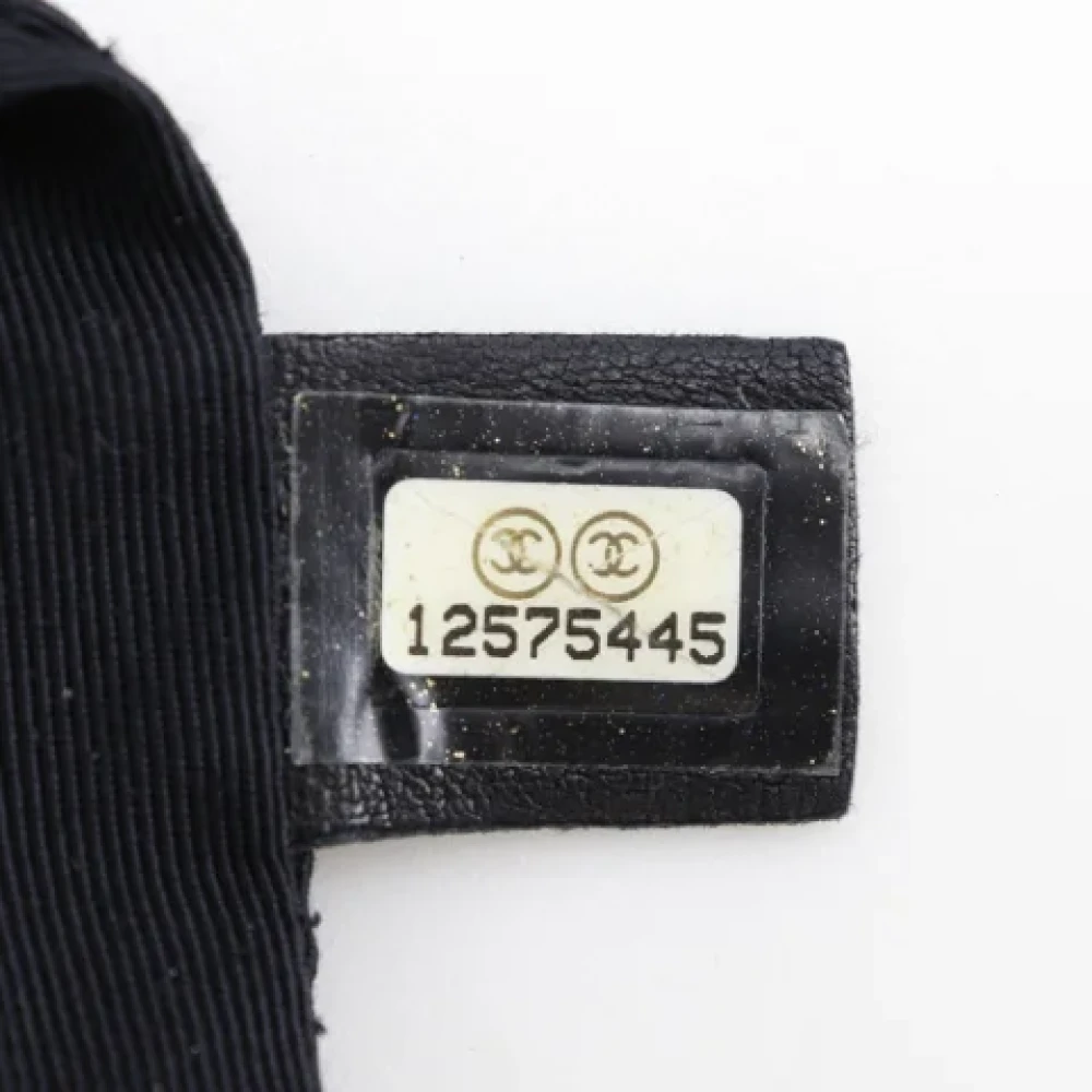 Chanel Vintage Pre-owned Fabric chanel-bags Gray Dames