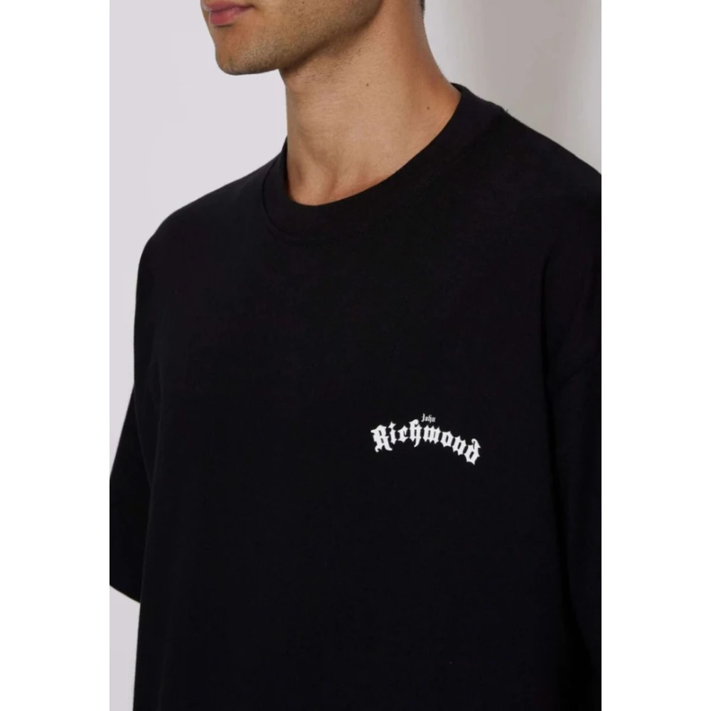 John Richmond Heren Casual T-shirt Black Heren