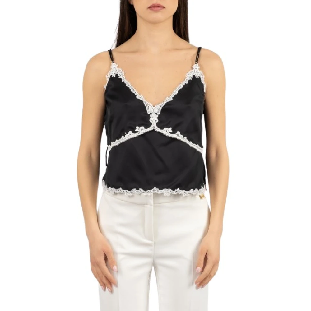 Pinko Donna Nero - Top Senza Maniche - Tops - M