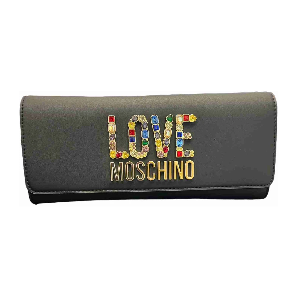 Love Moschino Stijlvolle PU-tas Black Dames