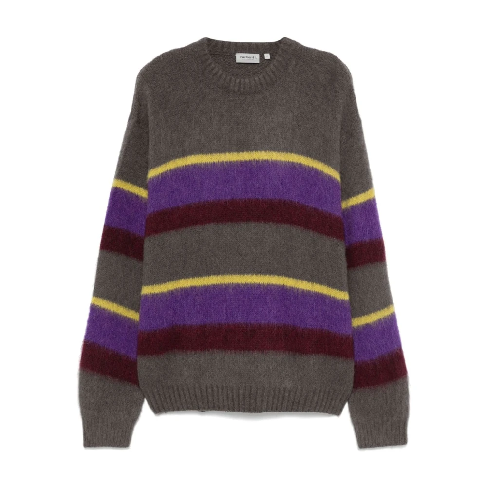 Carhartt WIP Gestreepte Middengewicht Gebreide Trui Multicolor Heren