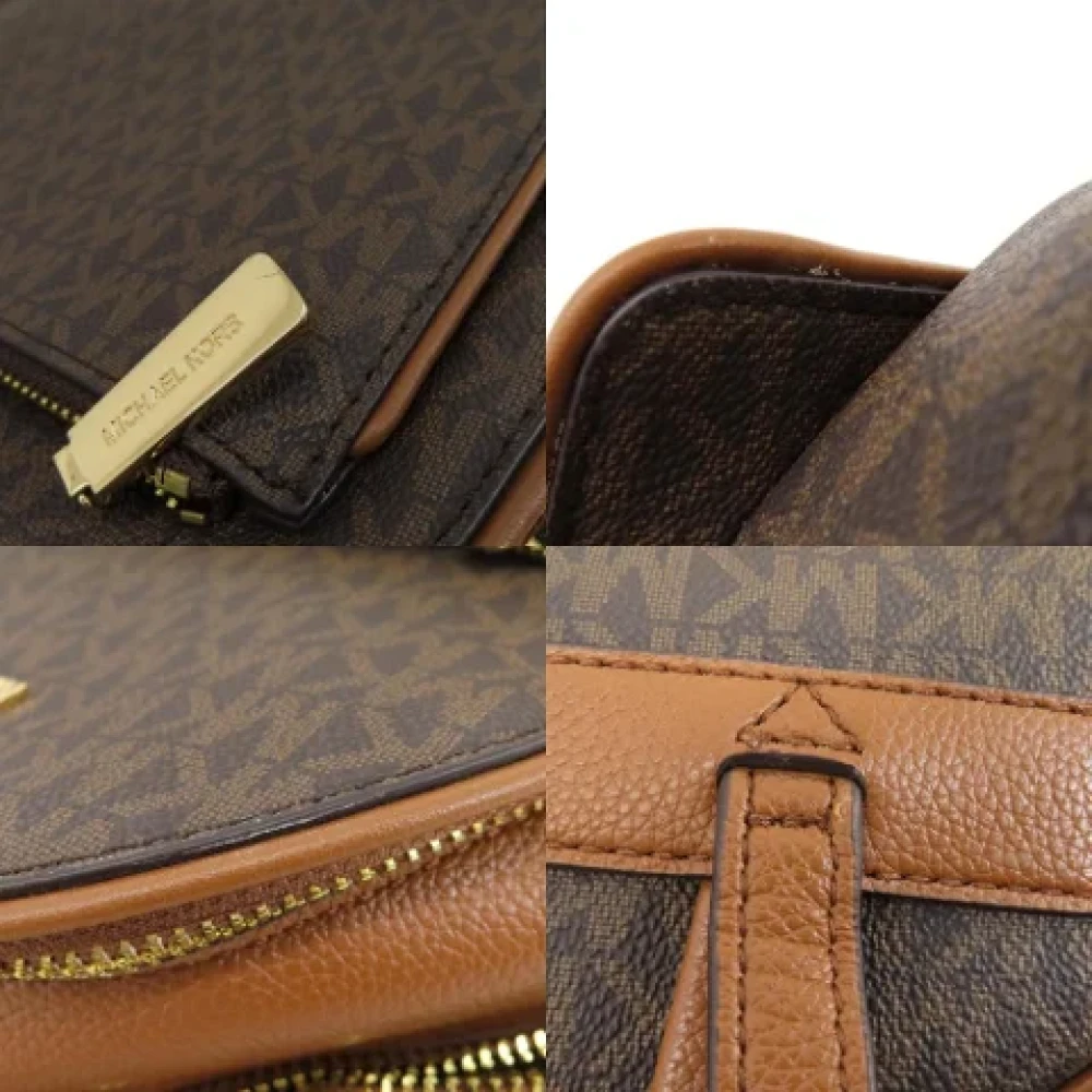 Michael Kors Pre-owned Plastic backpacks Brown Dames