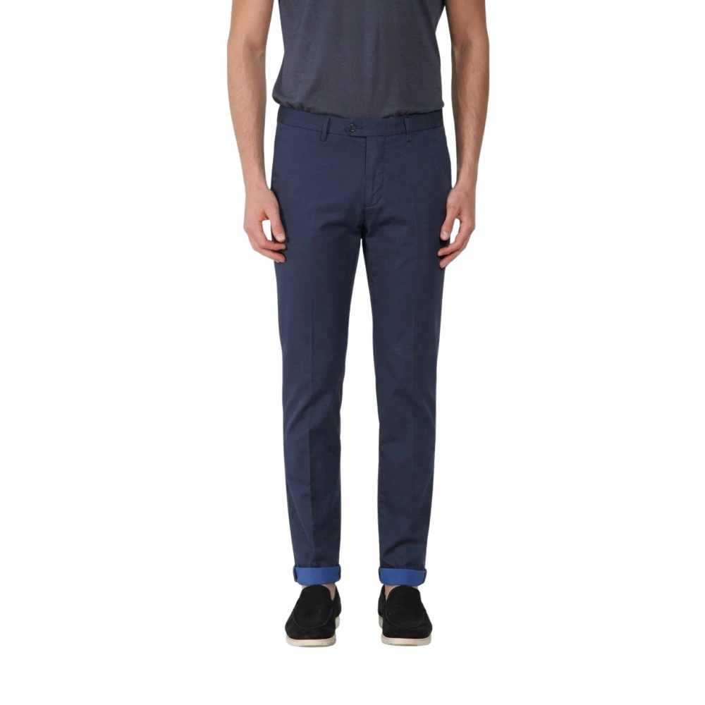 Mason's Mannelijk Blauw Broeken Heren, 3XL, Katoen, Torino City Travel Chino
