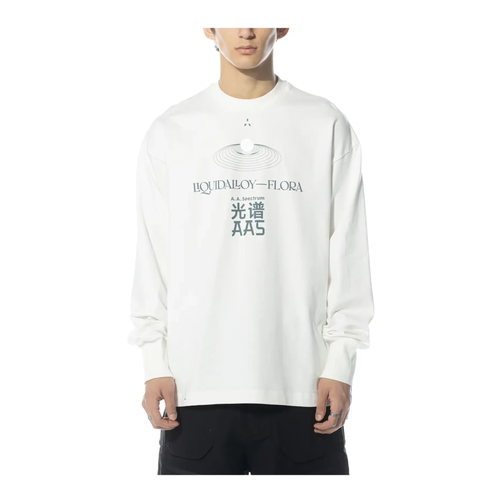 A.a. Spectrum Templex Longsleeve Shirt White Heren