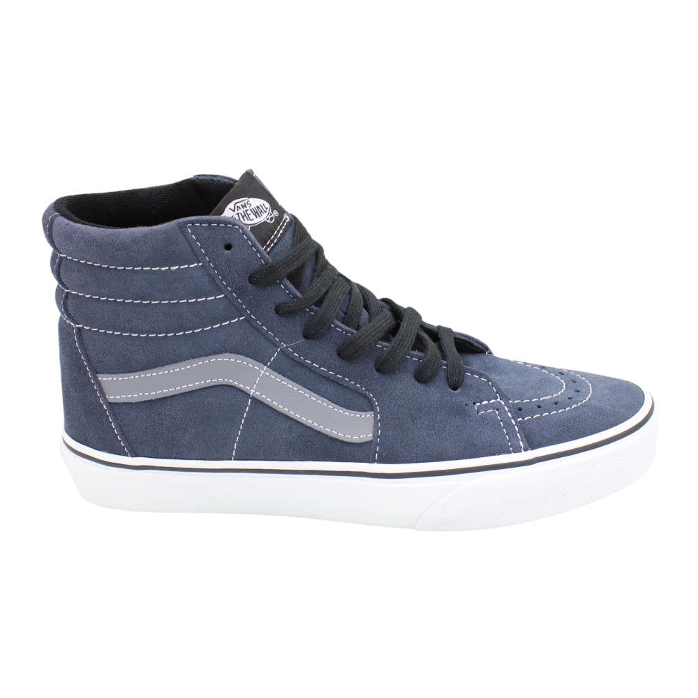 Vans Suede High Top Sneakers Rubberen Zool Dames Schoenen Blauw
