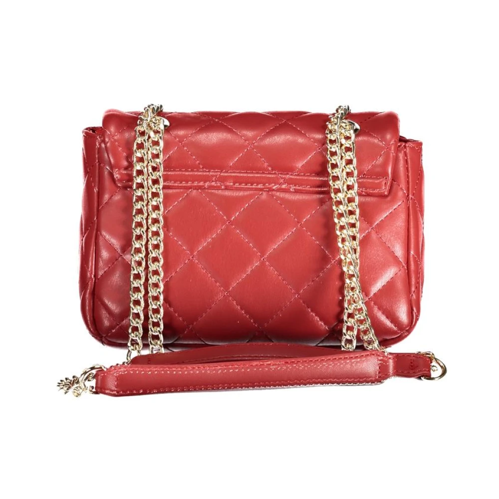Valentino by Mario Valentino Chique Schoudertas met Ketting en Logo Red Dames