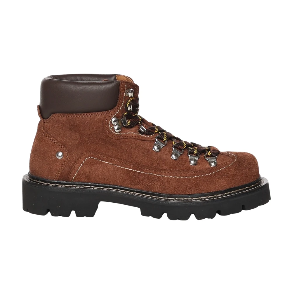 Dsquared2 , Lace-Up Boots, Male, Brown, 8 Uk, Lace-Up Boots
