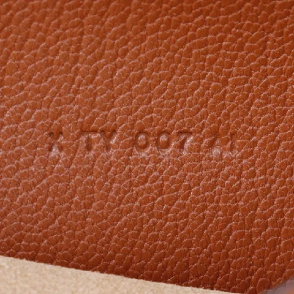 Hermès Vintage Pre-owned Leather wallets Brown Dames