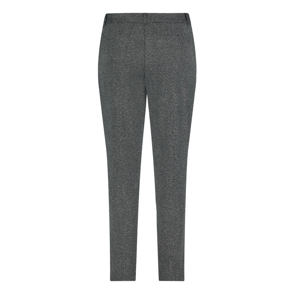Betty Barclay Relaxed Fit Businessbroek met streep Black Dames