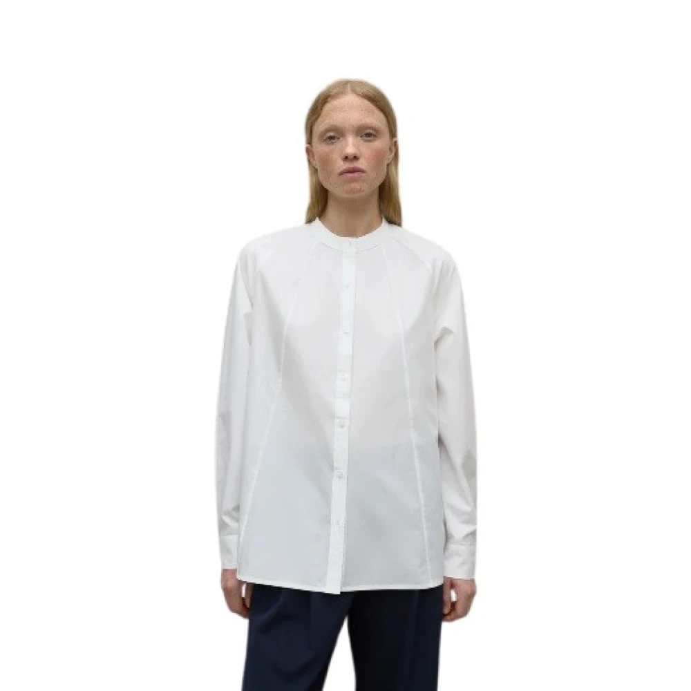 Ecoalf Lina Shirt Katoen Tencel White Dames