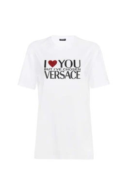 Logo t-shirt med rund hals