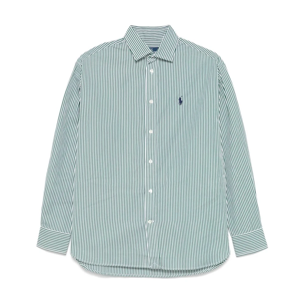 Ralph Lauren Pine White Blouse Green Dames