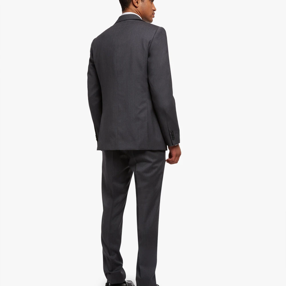 Brooks Brothers Pak Zuivere Maagdelijke Wol Gray Heren