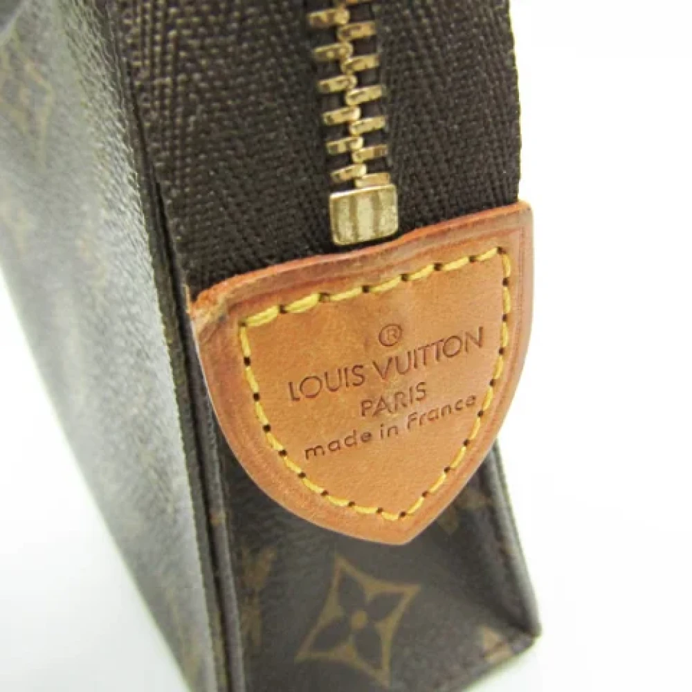 Louis Vuitton Vintage Pre-owned Canvas clutches Brown Dames
