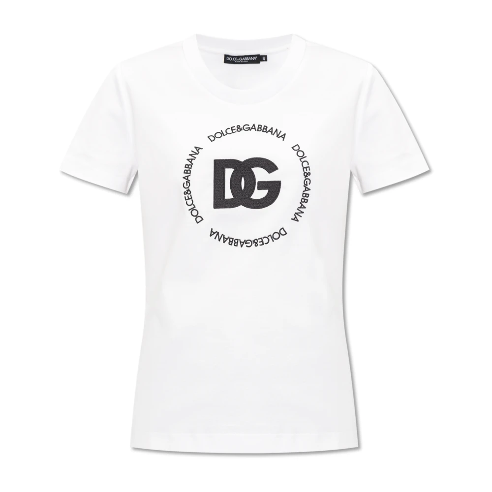 Dolce & Gabbana Witte T-shirts en Polos van Dolce Gabbana White Dames