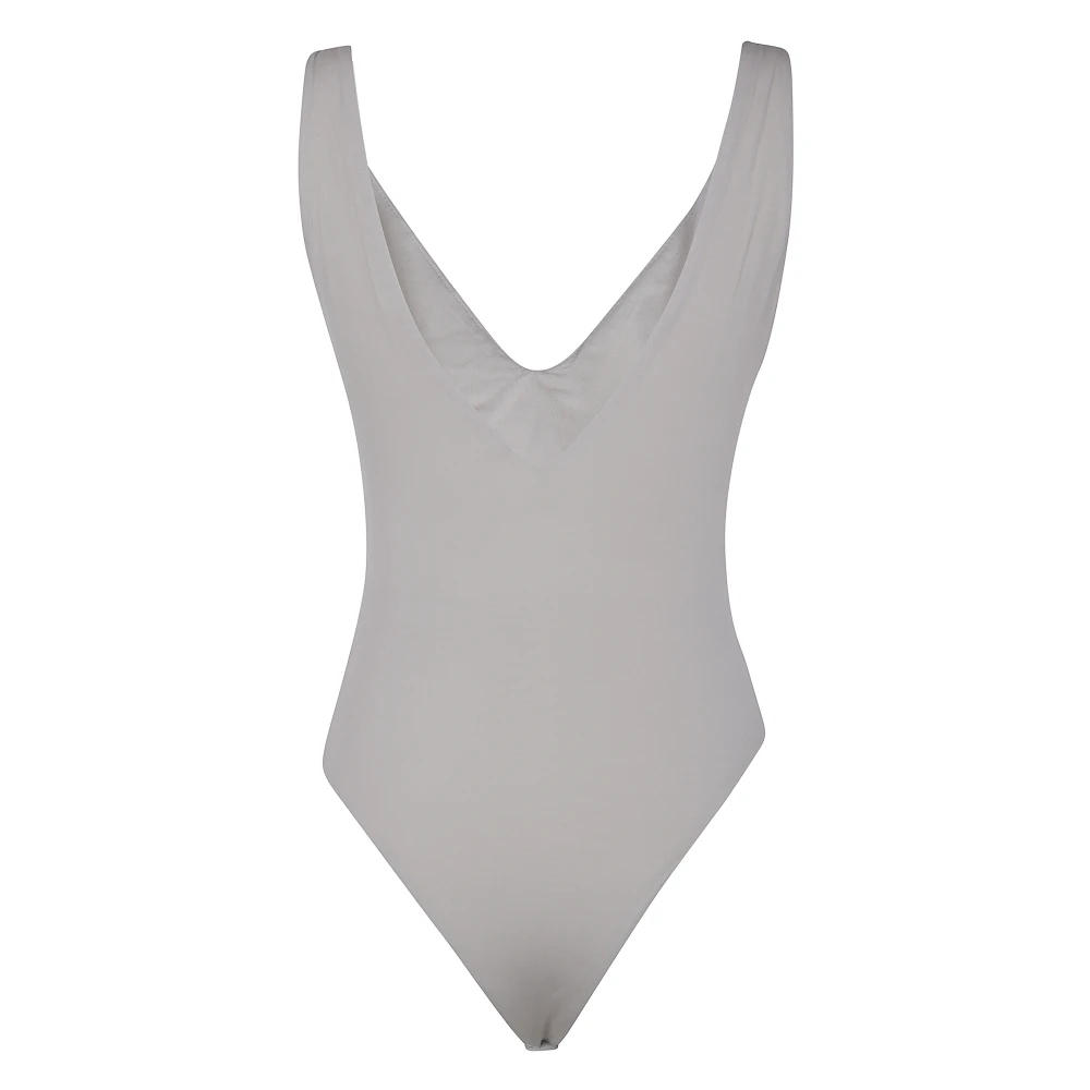 Entire Studios V-hals Bodysuit Gray Dames