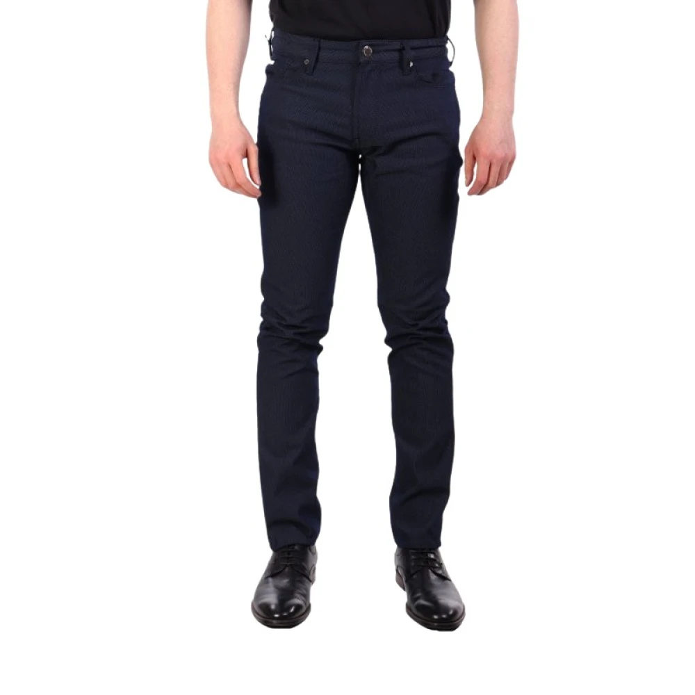 Emporio Armani Men's Blue Trousers