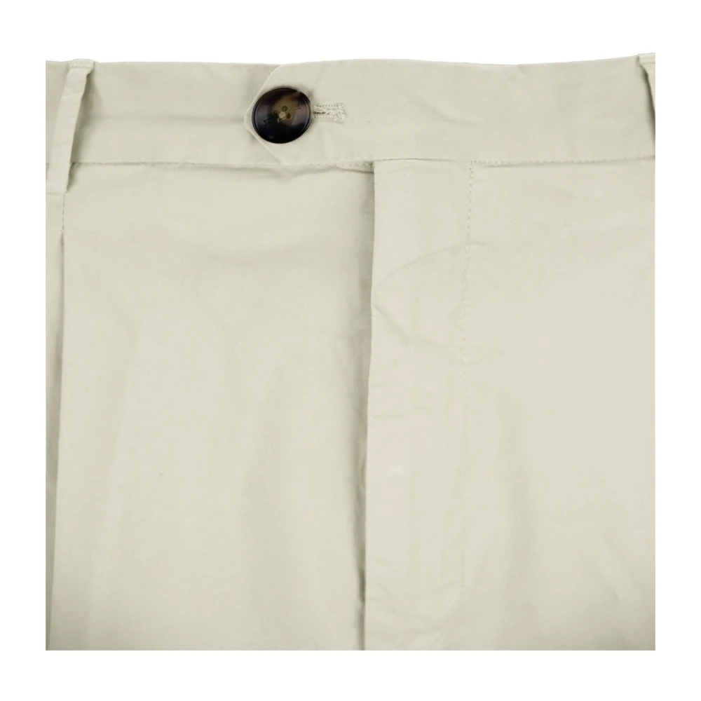 PT Torino Heren Knoop Rits Broek Beige Heren