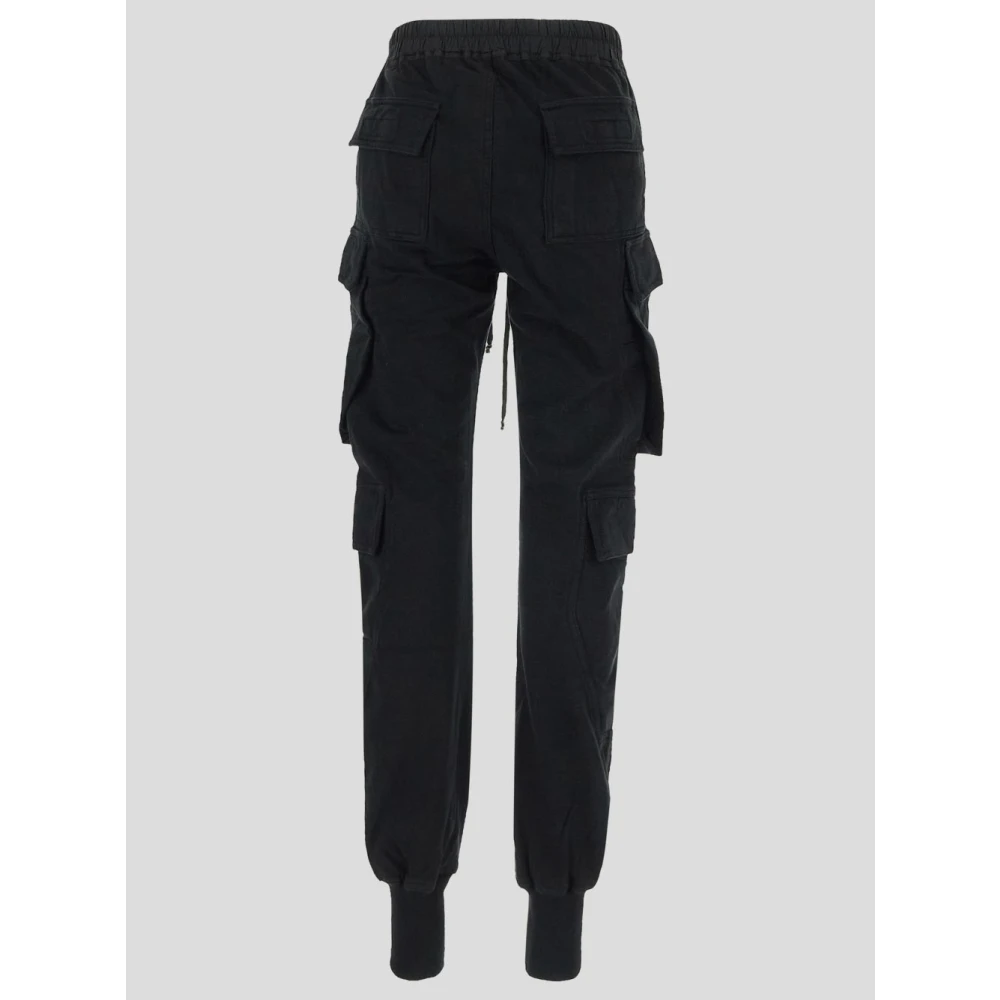 Rick Owens Mastodon Megacargo Broek Black Dames