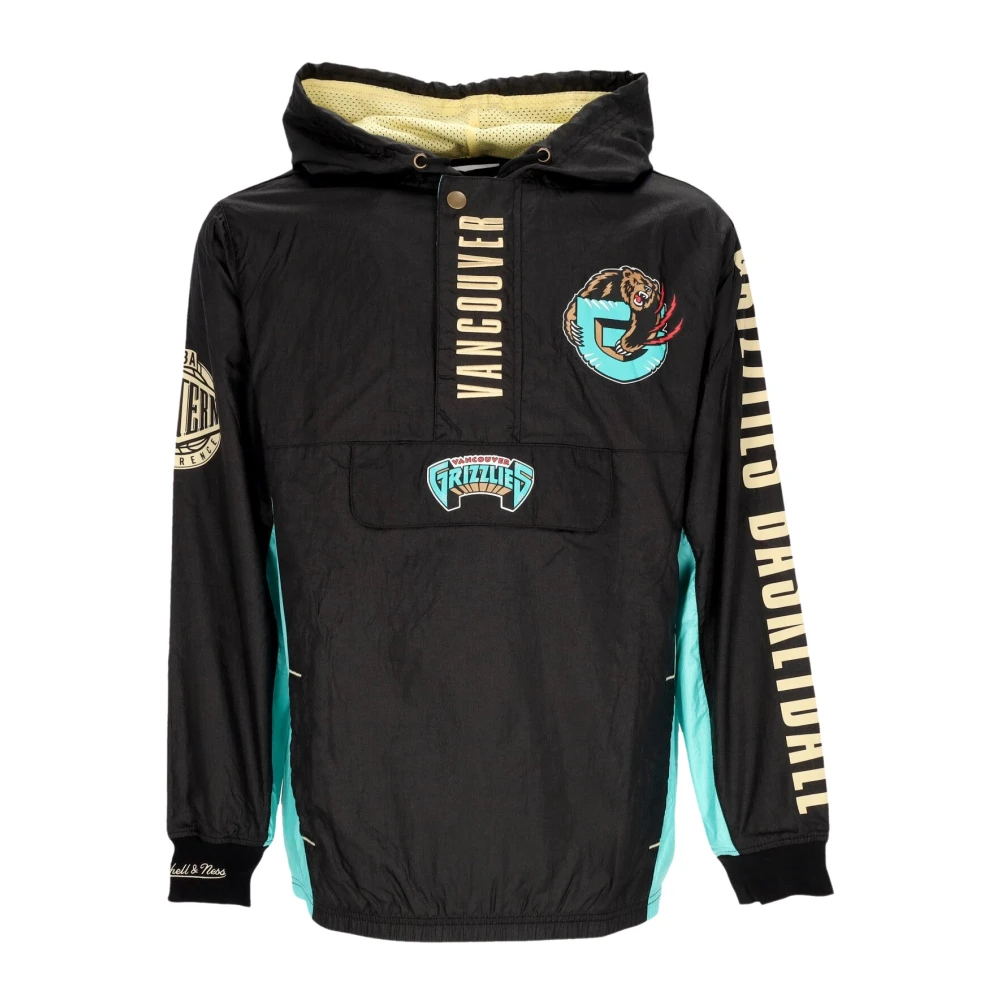 Mitchell & Ness Vintage NBA Team Windbreaker Anorak Black Heren