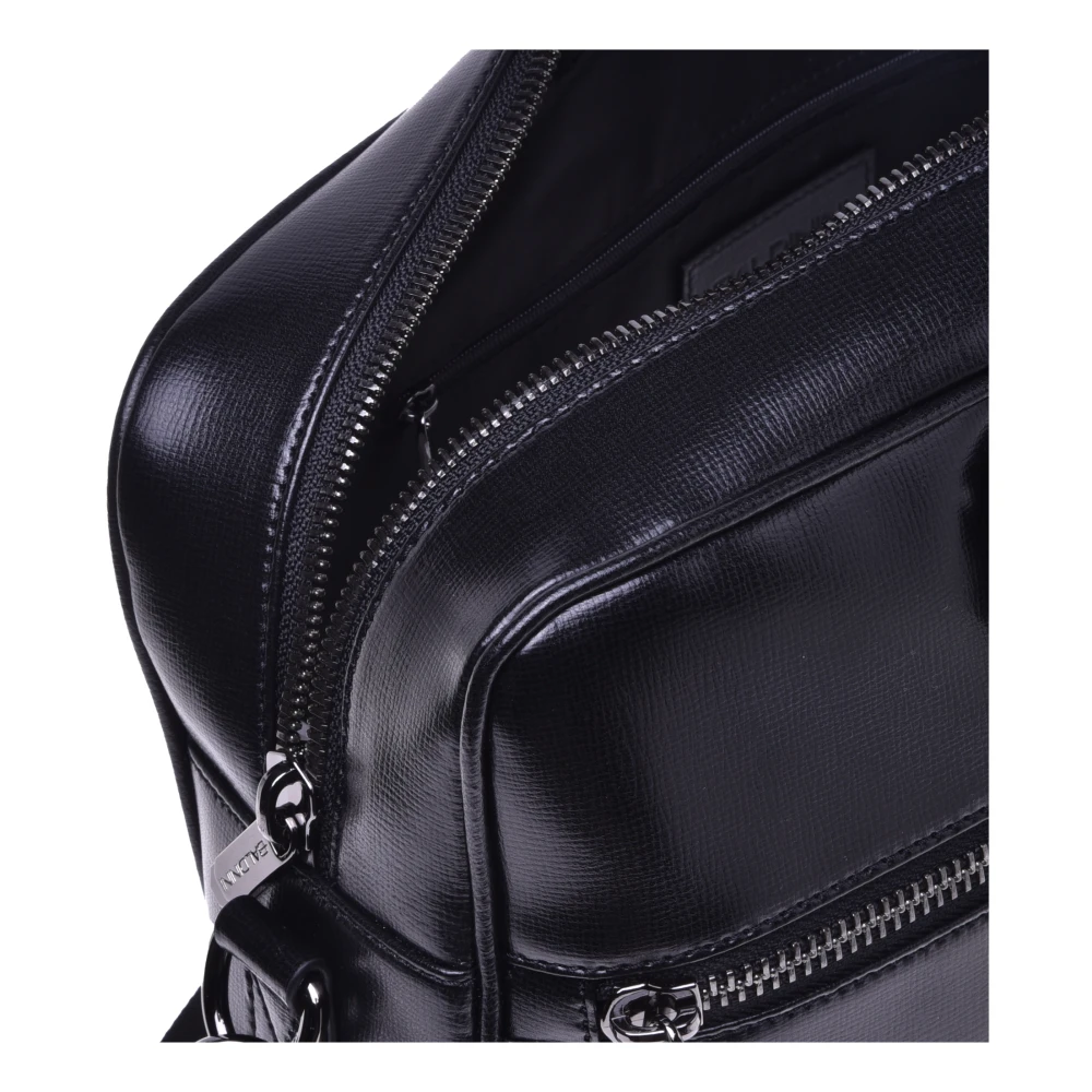 Baldinini Professional bag in black leather Black Heren