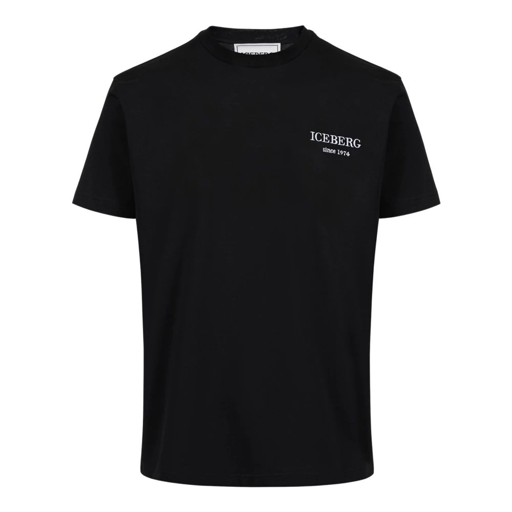 Iceberg - Tops > T-Shirts - Black - Iceberg - Modalova