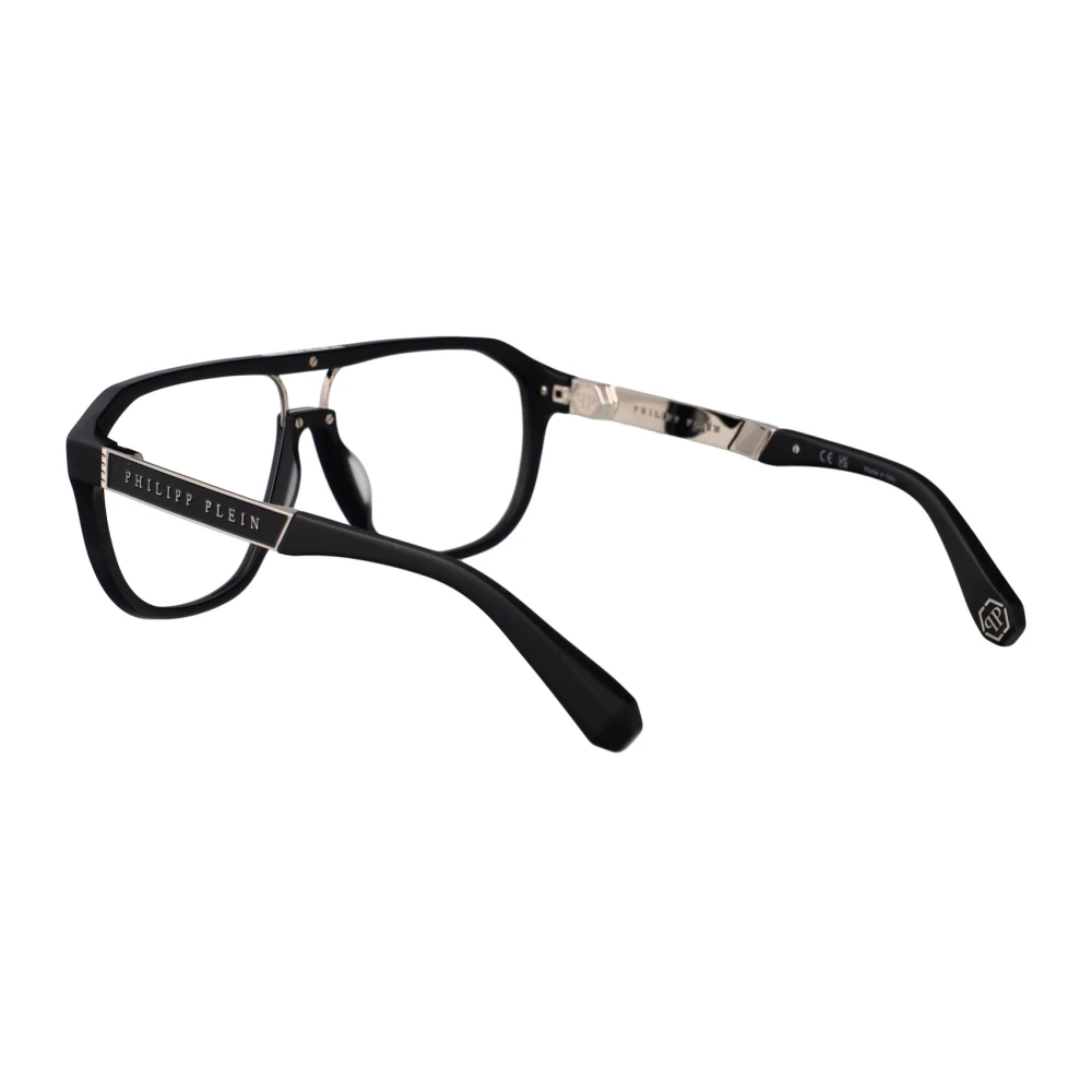 Philipp Plein Militaire Optische Stijl Zonnebril Black Heren