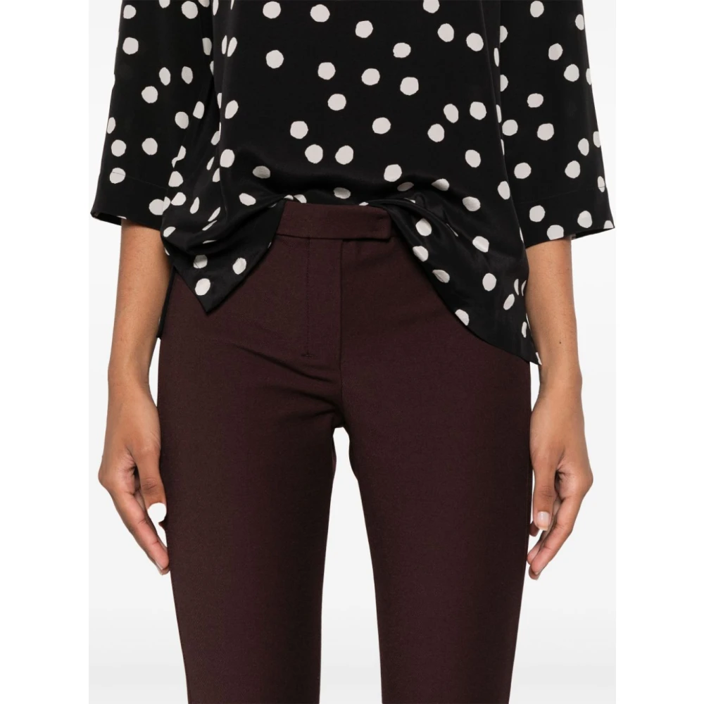 Max Mara Wijde broek Umanita 050 Brown Dames