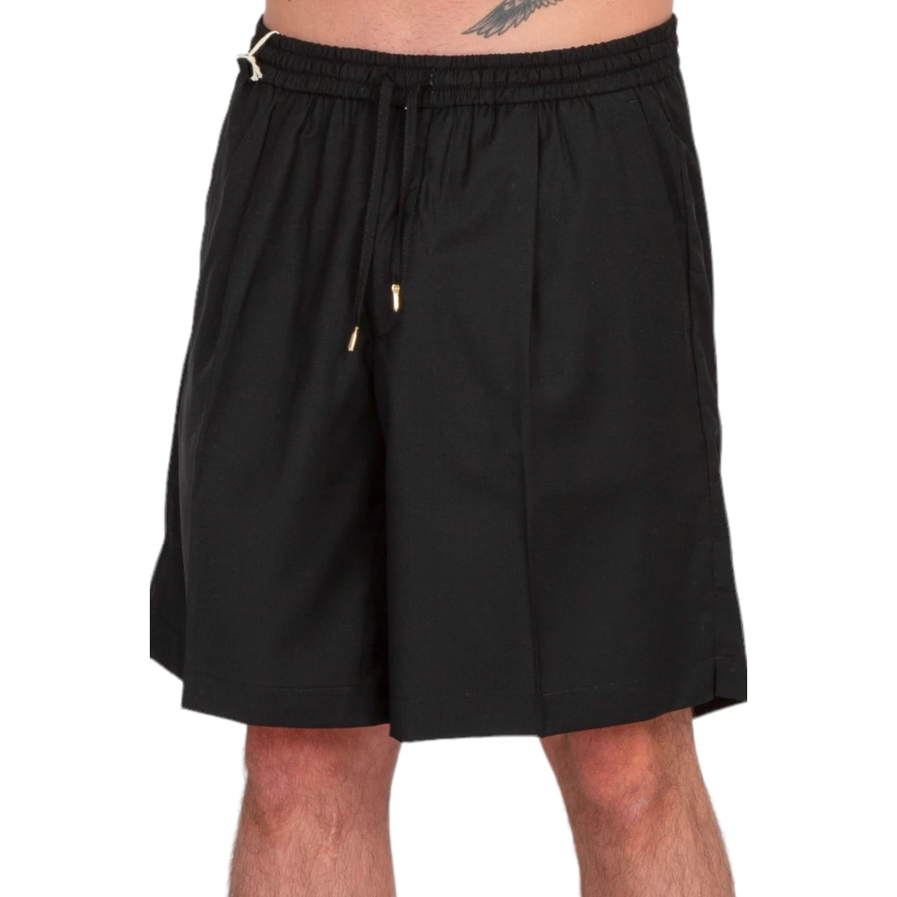 Briglia Elastische Taille Shorts in Molokay Stijl Black Heren