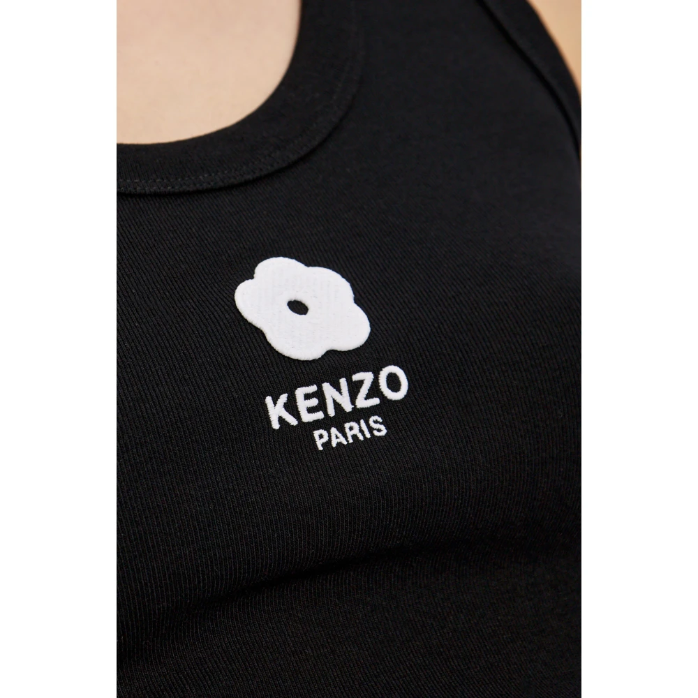 Kenzo Top met logo Black Dames
