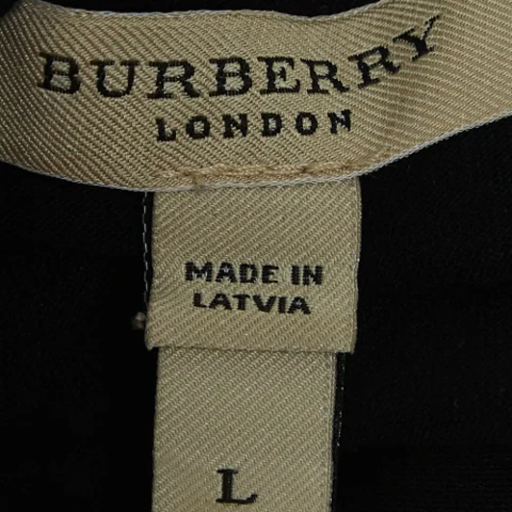 Burberry Vintage Pre-owned Fabric tops Black Dames