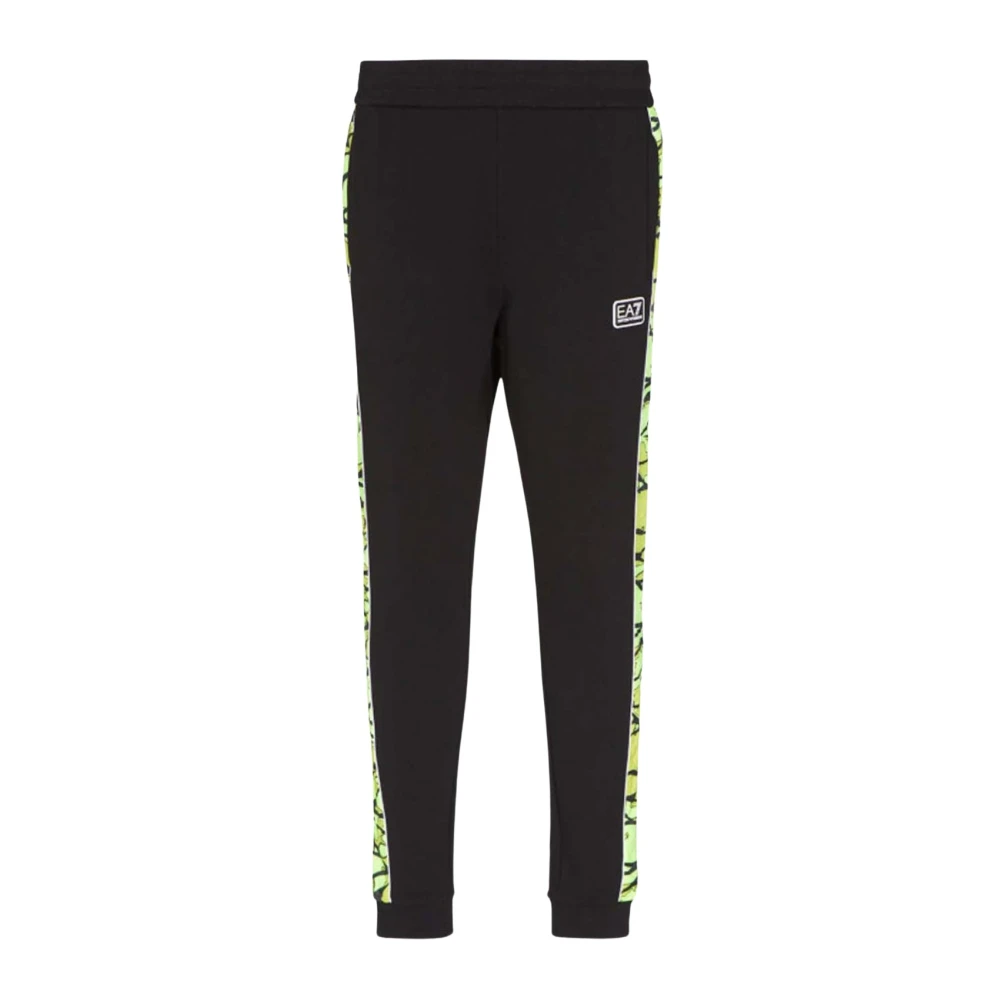 Emporio Armani Ea7 Uomo Nero Pantaloni, S, New,
