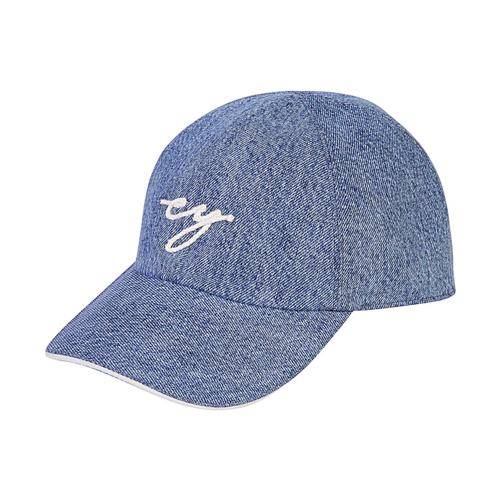 Eleventy Men's Blue Cotton Baseball Hat With Cord