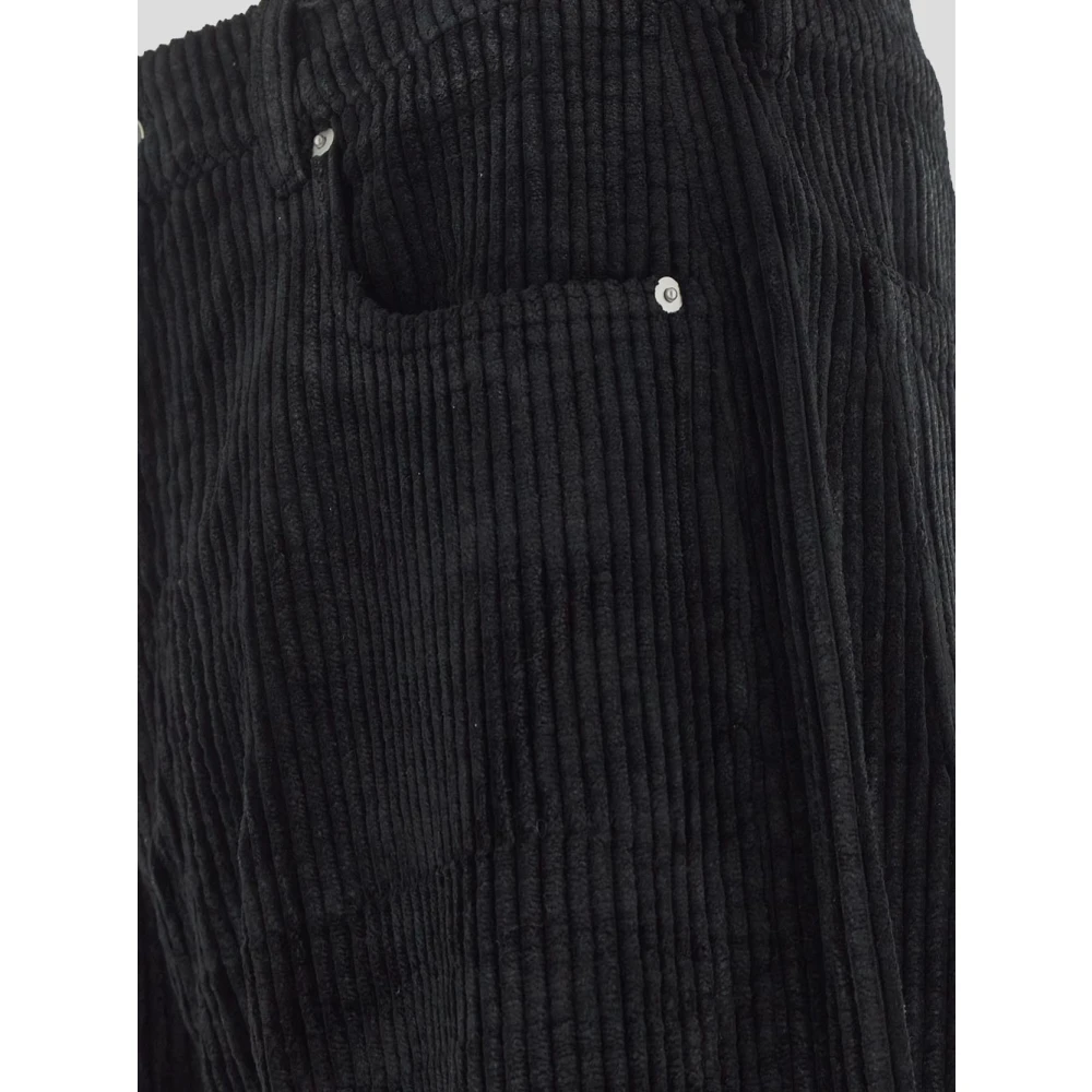 Rick Owens Zwarte Katoenen Broek Black Heren