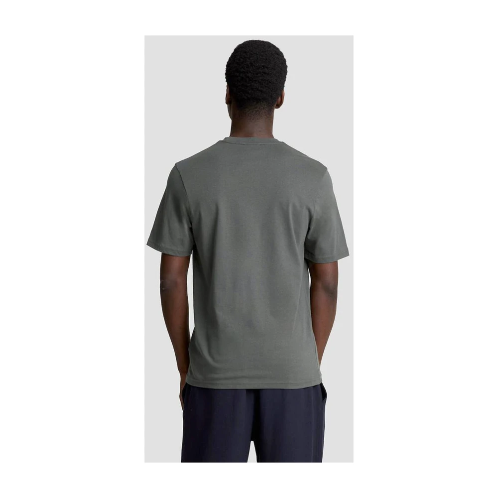 Lyle & Scott Korte mouw T-shirt Ts400Ton Gray Heren