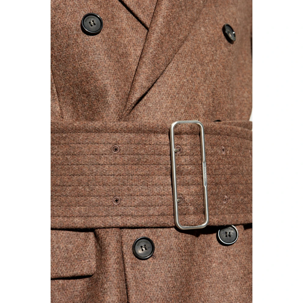 Salvatore Ferragamo Wollen jas Brown Heren