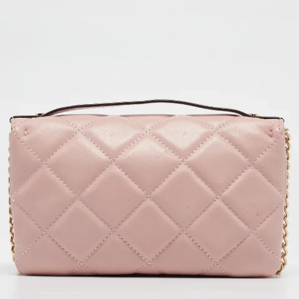 Michael Kors Pre-owned Leather crossbody-bags Pink Dames