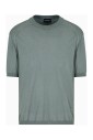 pull-en-tricot-vert-a-manches-courtes