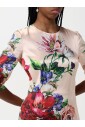 robe-midi-florale-rose