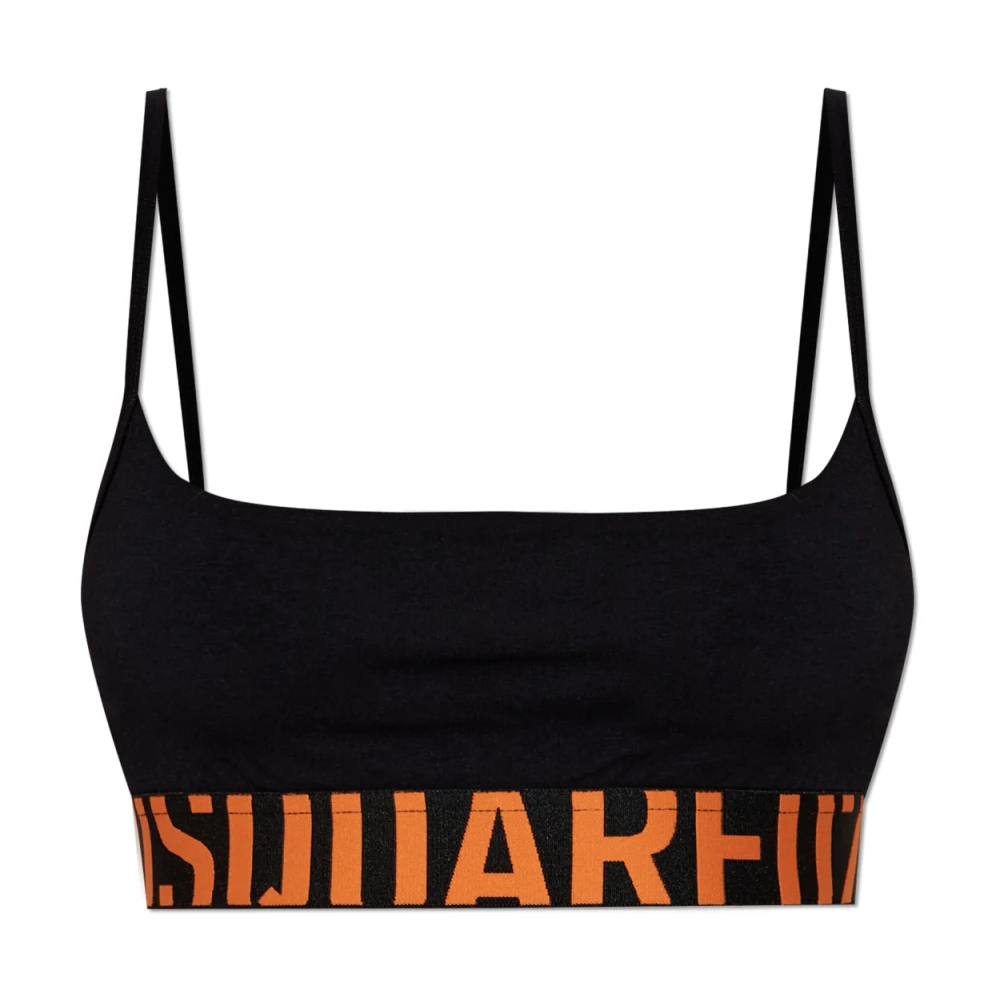 Dsquared2 Damen Schwarz Unterwäsche, K, Xlgröße: