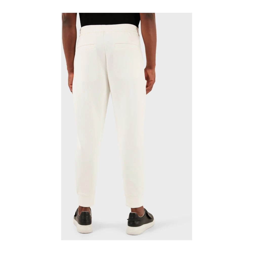 Emporio Armani Hot White Broek Stijlvol Comfortabel Zakken White Heren