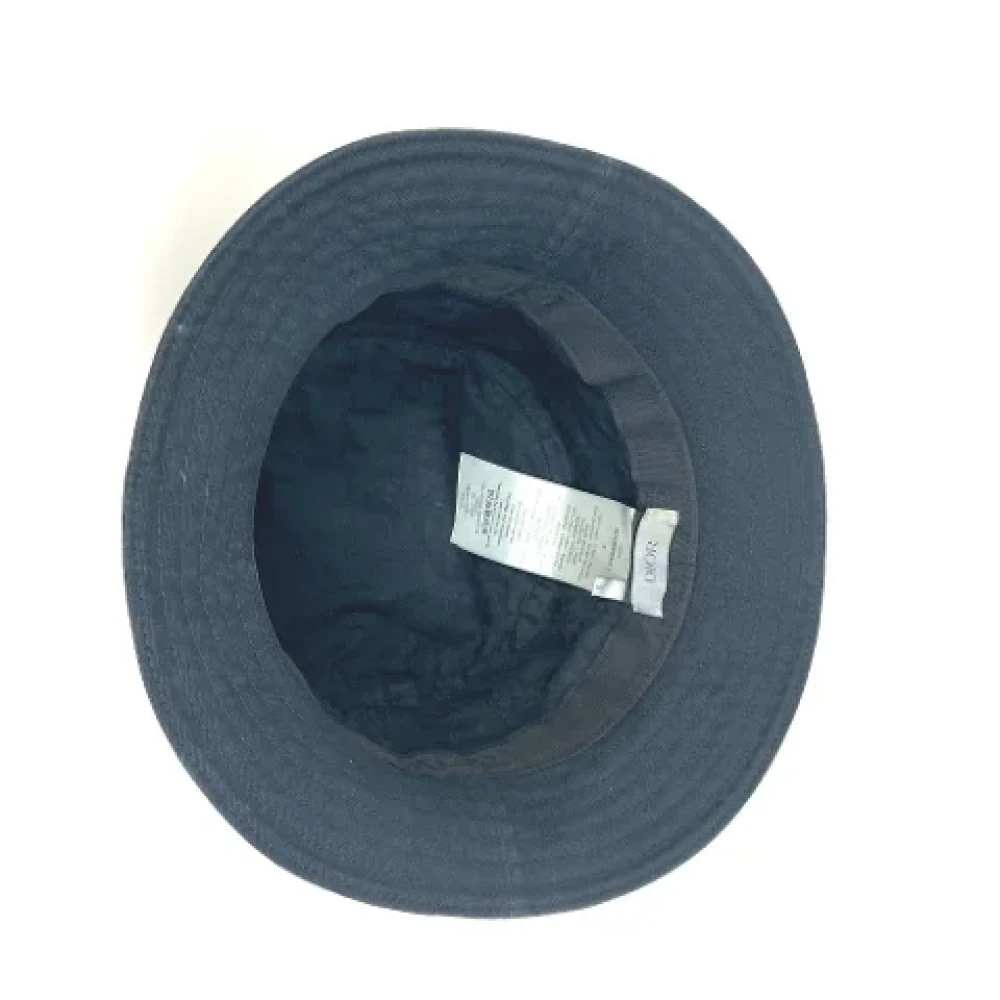 Dior Vintage Pre-owned Cotton hats Black Dames