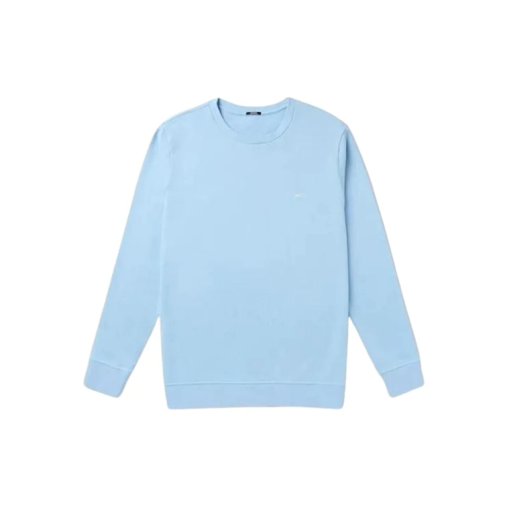 Denham Iconisch Schaarlogo Sweatshirt Blue Heren