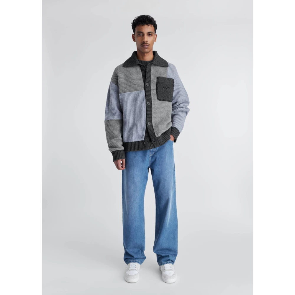 Axel Arigato Franco Patch Cardigan Gray Heren