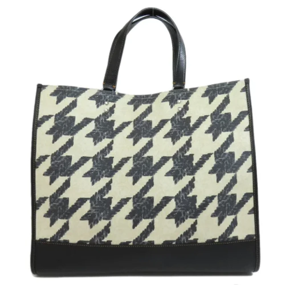 Coach Pre-owned Canvas handbags Black Dames