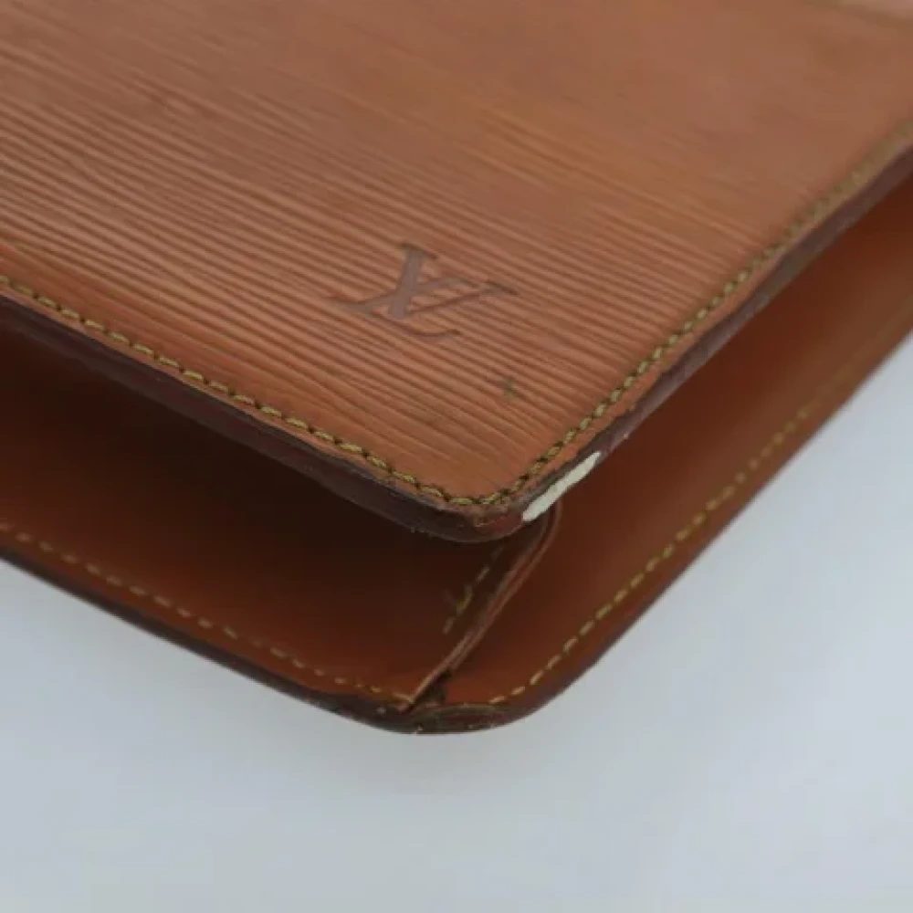 Louis Vuitton Vintage Pre-owned Leather clutches Brown Dames