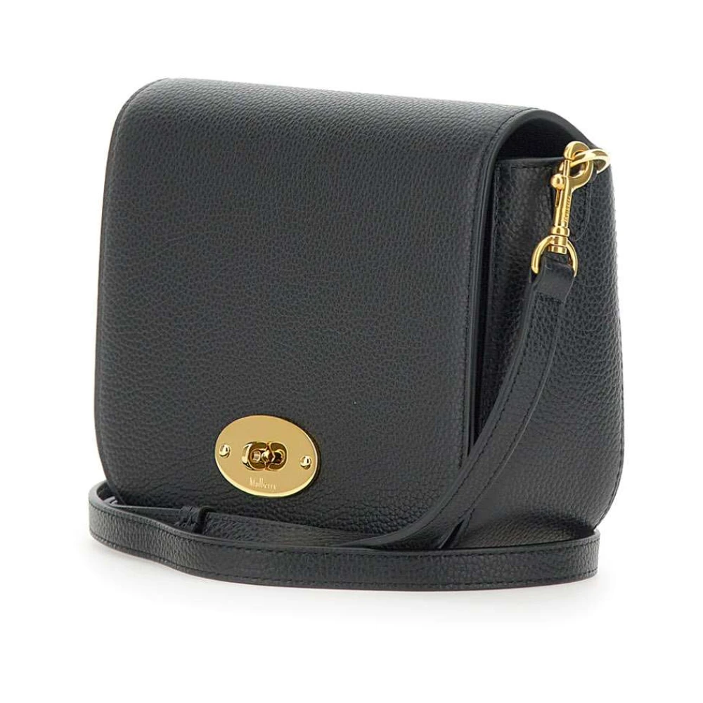 Mulberry Zwarte Leren Satchel Schoudertas Black Dames