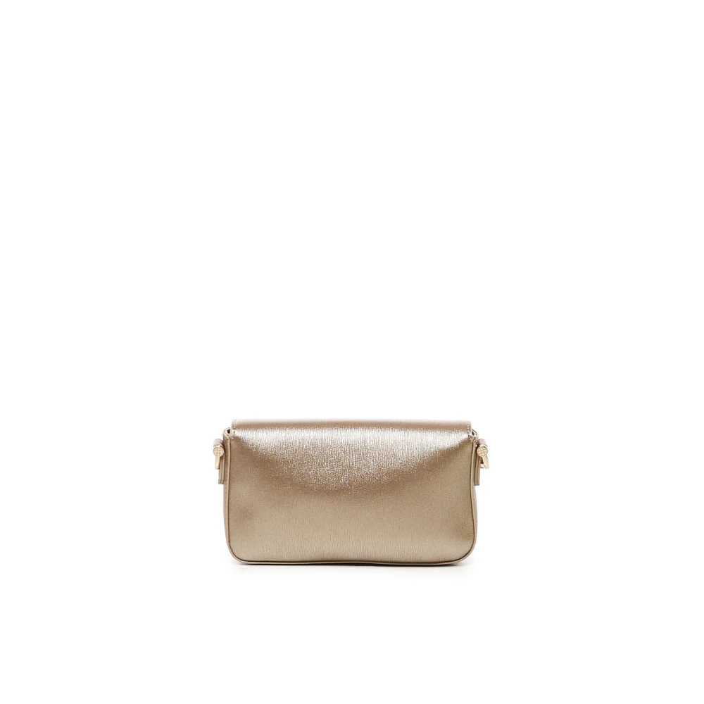 V73 Gouden Flap Tas met Kettingriem Yellow Dames