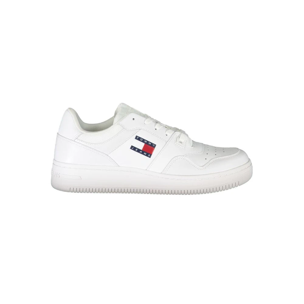 Tommy Jeans Men's White New Retro Sneaker In For - Image 3