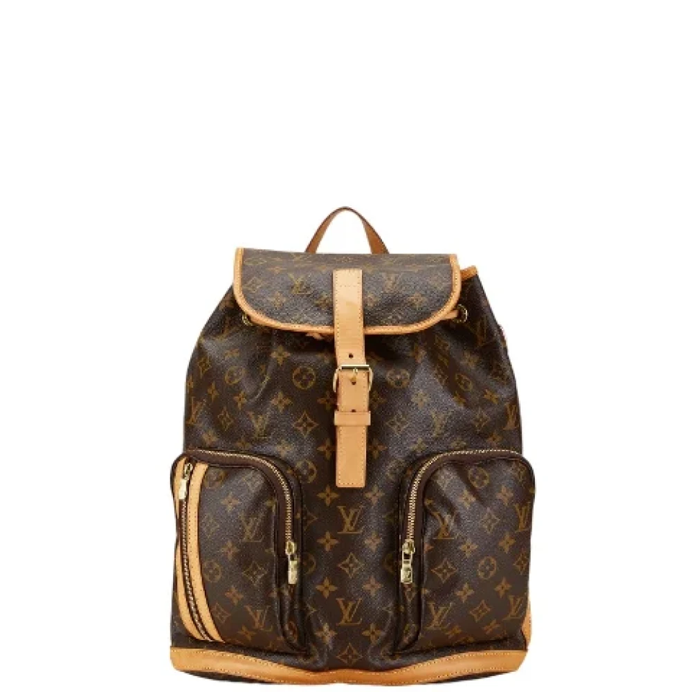 Louis Vuitton Vintage Pre-owned Canvas backpacks Brown Dames